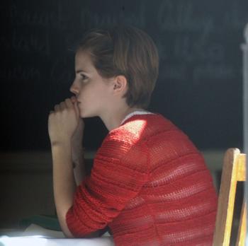 Emma Watson candids while out for lunch at an unnamed restaurant in London 